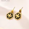 Stud channel earring for men jewelry designer earrings woman hoop earings stud studs small designers women Easter Q240129