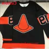 Niestandardowy film 1991 Wayne Hockey 99 Gretzky Jersey Slap All Szyged White Red Color Away Away Sale Sport Wysoka jakość 35