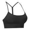 LU-19 Fitness Sports BH For Women Push Up Solid Backless Yoga Running Gym Training Workout Femme Padded Underwear Crop Tops Fem 97