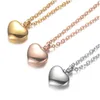 Pendant Necklaces New Pendant Fashion Titanium Steel Heart-Shaped Per Bottle With Detachable Jewelry Heart Pendants Drop Delivery Jewe Dh3Mx