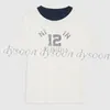 Women Men T-shirt Contrast Color Double Sided Wearable Cotton Short Sleeved Size SML 25966