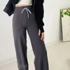 Lu Align Lu Lady Yoga Fitness Wijde pijpen broek Atletisch Ruimvallend Oversize Stretch Uitlopende vrouw Sport Loszittende oefening Hoog Elas 21