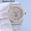 AP Watch Diamond Moissanite Out Out Can Test Cyrronia Men Mechanical Ruch Sapphire Glass Pełna opaska duża sprzedaż ramki