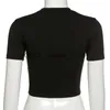 Женская футболка со стразами и пауком, летние укороченные топы, черные уличные топы Y2k, сексуальные обтягивающие футболки с короткими рукавами для женщин, тонкая детская футболка 2000-х годов, одеждаH24125