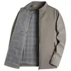 Men's Jackets Standing Collar Jacket Spring And Autumn Leadership Cadres Middle-aged Elderly Business Casual
