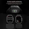 Smart Watches 2 Headset 2 i 1 Smart Watch BT Ring Bluetooth -hörlurar Watches Heart Sport Fitness Armband TWS Earphone Smartwatch Men YQ240125