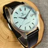 Outros relógios Tandorio 39mm Vintage NH35A Automático Mecânico Homens Estilo Piloto Azul Preto Dial 20Bar À Prova D 'Água Sapphire Leather Band