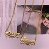 Aangepaste naam ketting roestvrij staal Cubaanse ketting goud gepersonaliseerde naamplaatje ketting choker ketting hanger sieraden voor vrouwen mannen 240125