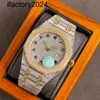 Ap Watch Diamond Moissanite Iced Out può superare il test completo da uomo meccanico 40 mm zaffiro impermeabile orologio da polso da lavoro alla moda Montre De Luxe regali ZCTR