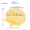 Pins Brooches Wi Baby Stainless Steel Hedgehog For Women Men 2-Color Beauty Lovely Pets Animal Party Office Pins Gifts Drop Deliver Dhx1M