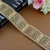 Bälten Sunspicems Gold Silver Color Metal Women Belt Chain Marocko Caftan Belt Arab Midjeband Body Jewelry Bridal Wedding Bijoux Gift