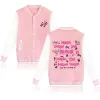 Kpop Stray Kids-Chaqueta de béisbol con cremallera para hombre y mujer, chaqueta Bomber, ropa de calle, uniforme de béisbol de Hip Hop, álbum de estrella de Rock