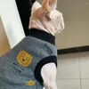 Kostiumy kota zagęścić bluzę z polaru do Sphynx Warm Grey Swater Kittens Psy krótkie rękawy miękki płaszcz lwa devon rex zimą