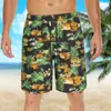 Pantaloncini da uomo Hawaii Uomo Divertenti Quick Dry Surf Costume da bagno Estate Vacanza al mare Carine tasche con coulisse Pantalones