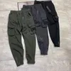 Plush Stone Cargo Pants Spring and Autumn Men's Stretch Multi-Pocket Reflective Straight Sports Fitness Casual Trousers Joggers Islands