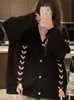 Jesienne i zimowe luźne dzianiny Sweter Kobiety moda w koronka z długim rękawem dzianinowy kardigan damski damski damski wszechstronny dzianin 240122