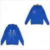 Sudaderas con capucha azules para hombre Fairy Crane Nubes auspiciosas Diseñador Sudadera con capucha Flor de anacardo llena de estrellas Sudaderas Suéteres Sudadera con capucha Sudaderas con capucha de gran tamaño L 336