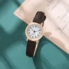 Instagram Super Fire Academy Style Watch Women's Fine Belt Small Dial Student Exam Temperament Simple Art and Compact