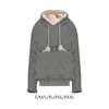 Sweats à capuche pour femmes Sweat-shirt pour animaux de compagnie Femmes Tops classiques Automne Hiver Tendance à capuche pour le travail Marche Vacances Sports de plein air Rue