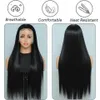 Black wig lace front high-quality synthetic wig blonde hair black synthetic lace front wig adhesive free role-playing female hair lace wig 230125