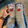 Frauen Socken Lustige Schöne Puppe Paar Kawaii Baumwolle Atmungsaktiv Bequem Gestickt Club Promi Ins Zehe Hässlich