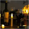 Candles Led 12 Pcs Flameless Taper Candlesbattery Operated Fake Candlesflickering Window Candle Lights H09091128950 Drop De Homefavor Dh68U