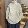 Men's Knitted Pullover Sweater Man Thickening Warm Sweaters Male Winter Clothing S-XXXXXL Plus Size Turtleneck Knitwear Male 240124