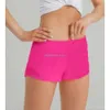 Lu Yoga Outfits Womens Sport Shorts Casual Fitness Hotty Hot Pants For Woman Girl Workout Gym Running Sportswear Lu With Zipper Pocket Qu 19