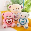 Valentijnsdag zachte pluche pop geschikt voor kinderen, vriendinnen en echtgenotes LED-verlichte teddybeerlichten knuffelbeer knuffelcadeaus 240124