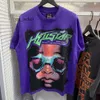 T-shirt da uomo di lusso T-shirt da uomo firmate Hellstar Camicia a maniche corte T-shirt Uomo Donna Alta qualità Streetwear Hip Hop Tendenza moda High Street T-shirt Hellstar 7046