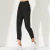 Logo ile yeni bayanlar streç koşu pantolon hızlı kuru nefes alabilen geniş bacak yoga pantolon spor fitness tozluk sokak gündelik pantolon