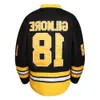 Mens Boston Happy Gilmore 18 Adam Sandler 1996 Movie Hockey Jersey Stitched IN STOCK Fast Shipping S-Xxxl 35