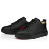 Yeni lüks tasarımcı spor ayakkabılar sıradan ayakkabılar loafers kırmızı dipler erkek ayakkabı tabak biçimi kırmızı dipler kadın ayakkabı siyah parıltılı düz eğitmenler