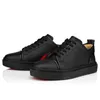 Nouveaux baskets de créateurs de luxe Chaussures décontractées Mocassins Bas rouges Chaussures pour hommes Plate-forme Bas rouges Femmes Chaussure Noir Glitter Baskets plates