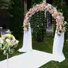 Dekorativa blommor Silk Artificial Flower Arch Arrangement Decoration Wedding Fake Row Window Anpassning