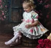 Kinderen Boutique Spaanse Bloemen Jurken voor Baby Meisjes Turkije Vintage Jurken baby Doopjurk Peuter Vestido T2009087850861