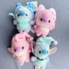 Stitch Angel 51622 Anime Stuffed Plush Doll chain Pendant Cartoon Keychain Ornament Toy chains Birthday Gift 240122