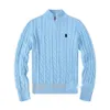Mężczyźni Swatery Pullover Sweter Sweter Designer Knitwear Klasyczny swobodny jesienny sweter haft haftowy wełniany wełniany odzież wąskowy sweter rozmiar 665
