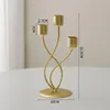 Candle Holders Candlestick Nordic Simple Elegant Centerpiece Home Decor 3 Arm Holder