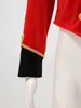 Kids Girls Circus Ringmaster Cosplay Performance Costume Halloween Party Long Sleeve Fringe Tassel Epaulet Velvet Jacket Coats 240122