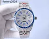 Ap Watch Diamond Moissanite Iced Out kan test 10A ROX TOP doorstaan Heren en dames Fysieke schietdiameter AAA zirkoon 904 stalen riem 41 mm saffier krasbestendig glas