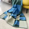 Универсальное дизайнерское мягкое шерстяное одеяло с буквенным принтом, зимнее толстое теплое ворсовое одеяло для сна, одеяла для офисного автомобиля, дивана, портативная шаль