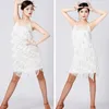 Casual Dresses Women V-neck Dress Elegant Tassel Latin Tiered Fringe Flapper Sequin Evening Nightclub For 3