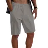 Men's Polos 2024 Young Solid Color Cotton Linen Shorts Loose Summer Outdoor Casual Pants