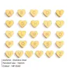 Colares Pingente Moda Pequeno Coração Inicial Colar Ouro Prata Cor Letra Nome Gargantilha Acessório Para Mulheres Jóias Presente