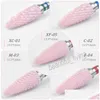 Accessori per trapano per unghie Punte in acciaio al tungsteno rosa Set di frese Frese per manicure Sil Stone Pedicure Mulino elettrico Hine Drop Del Otny6