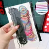 Akcesoria do włosów 200pcs/torba kolorowy pierścionek dla dziewczynki elastyczne kucyk warkocze lina