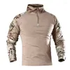 Мужские футболки, камуфляжная мягкая воздушная боевая форма армии США, военная рубашка-карго CP Multicam, пейнтбольная хлопковая тактическая одежда