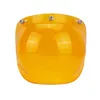 Caschi da moto Casco da moto Attrezzature per lenti Casque Casco Maschera Flip Up Visiera a bolle Visiera MOTO Retro