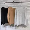 Dames T-shirts Miyake Geplooide Lange Mouwen Ronde Hals Top Shirt Voor 2024 Herfst Brede Mode Koreaanse Editie Eenvoudig T-shirt